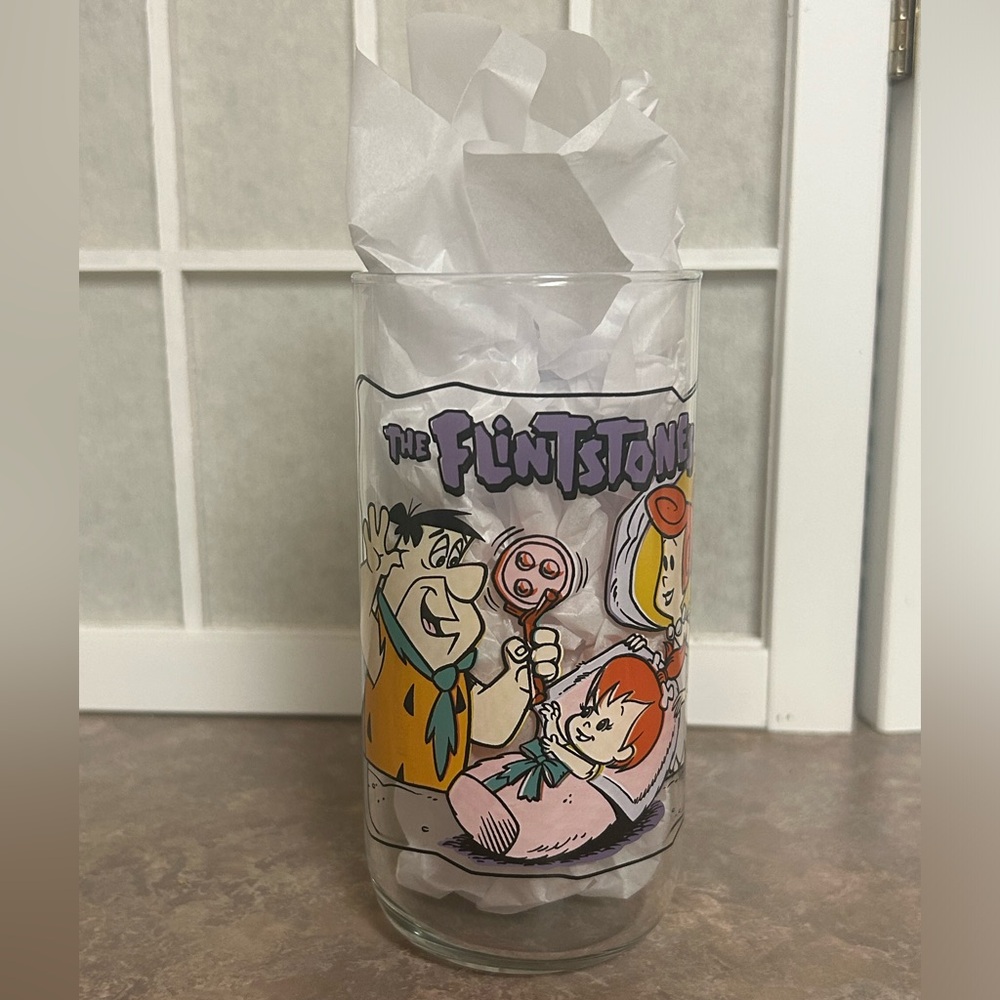 The Flintstones “The Blessed Event” Glass